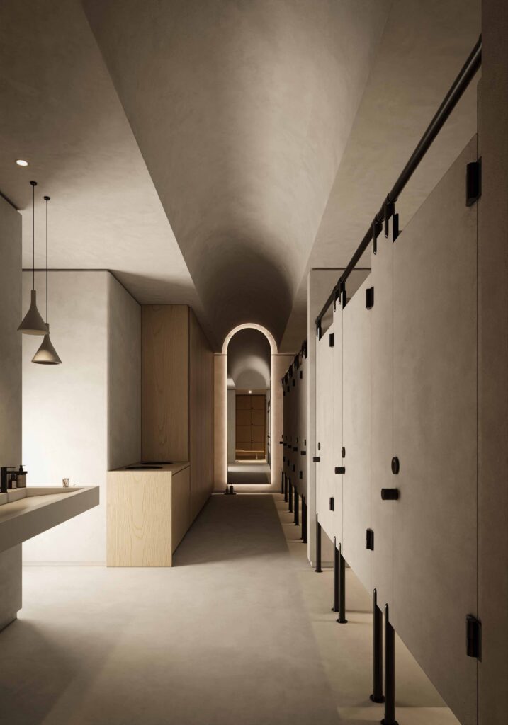 spa interior design, restroom