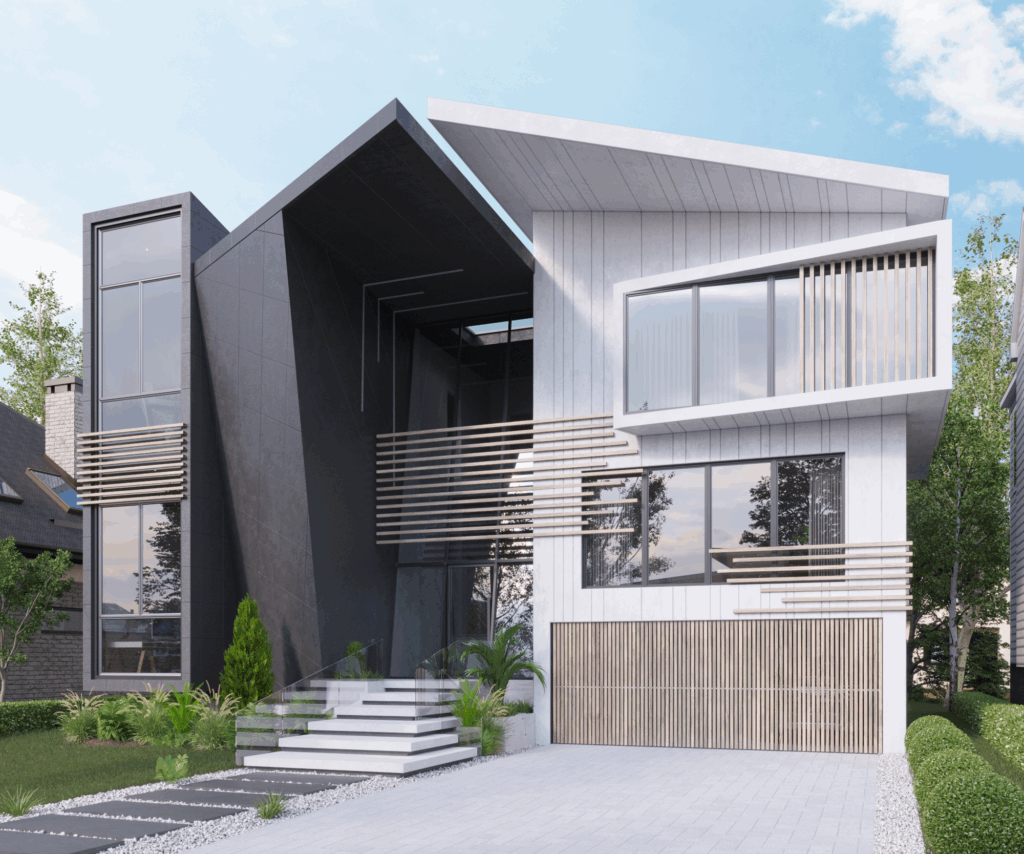 Contemporary House with a Bold Gesture