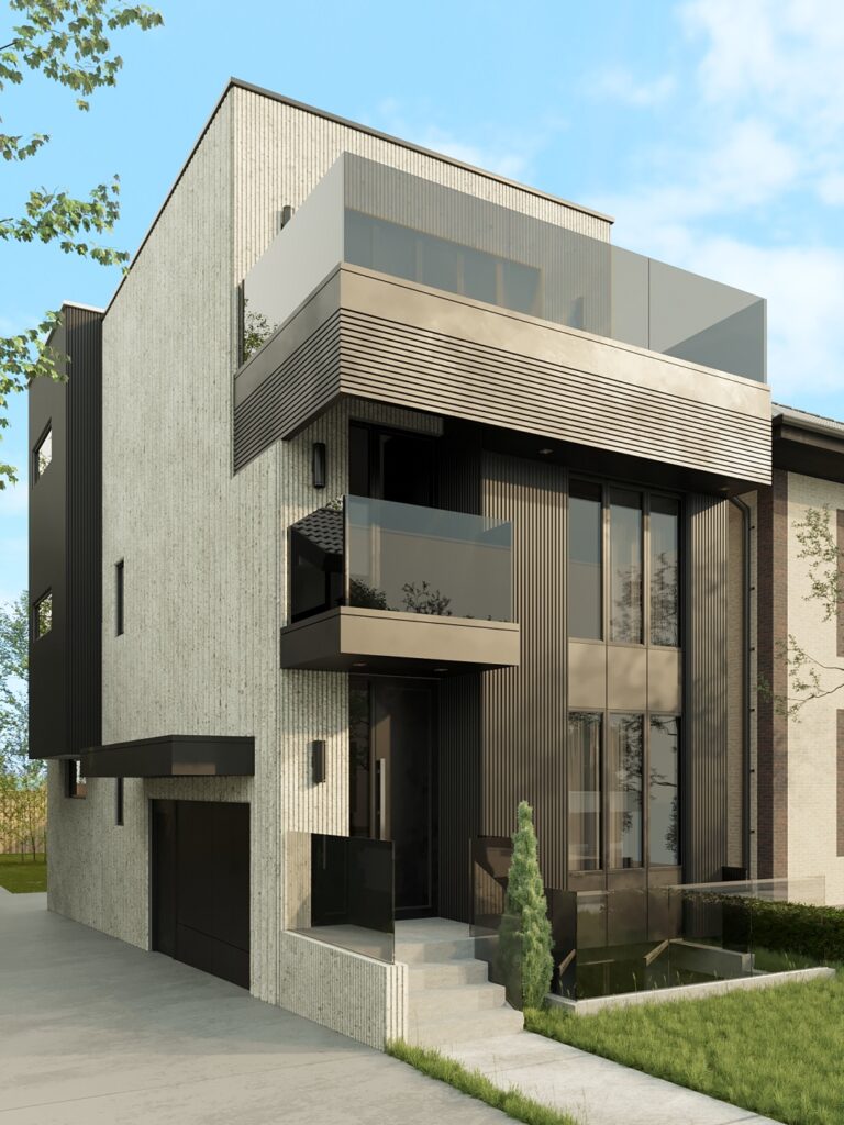 Modern multiplex exterior design