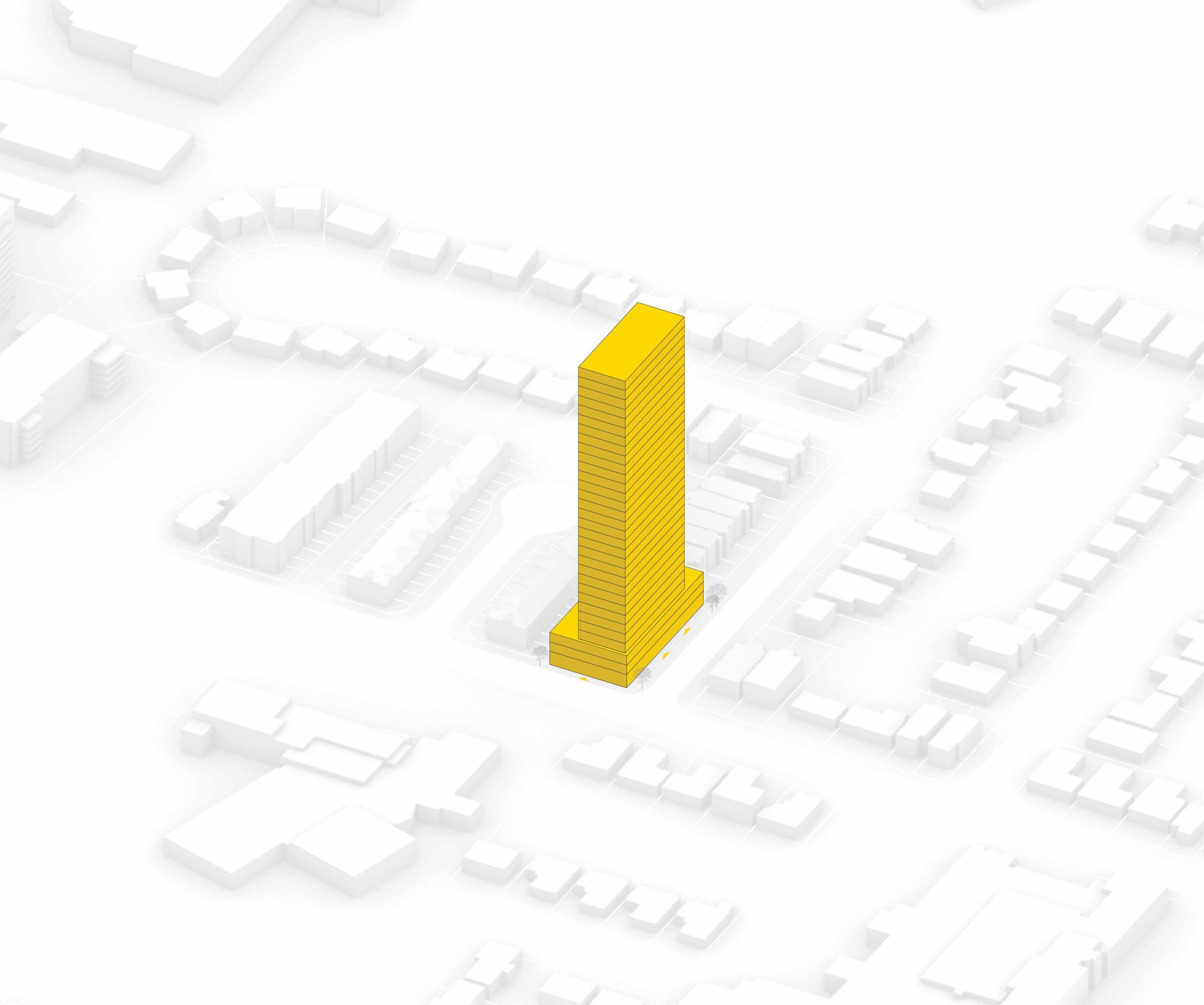 Drewry tower massing study