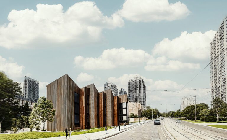 Lakeshore Blvd Residence render of street view
