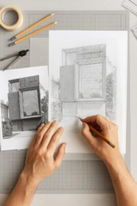 Architects deck sketching